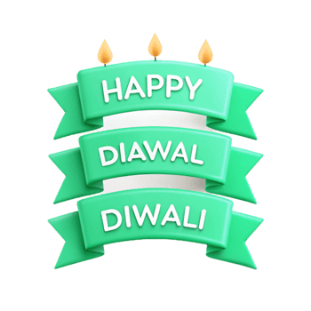 Happy Diwali Festive Celebration with Lights and Sweets png