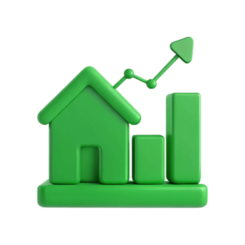 Rising Home Values Real Estate Market Growth png