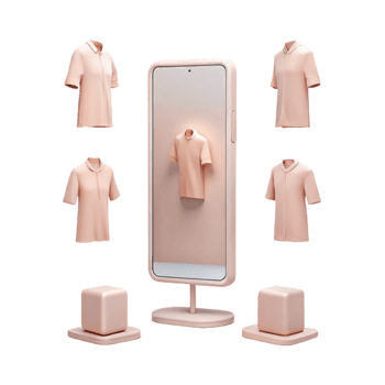 Virtual Try-On 3D Clothing Simulation for Online Shopping png