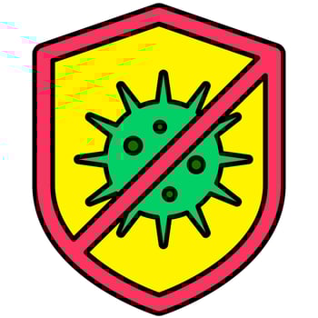 No Microbes Symbol vector