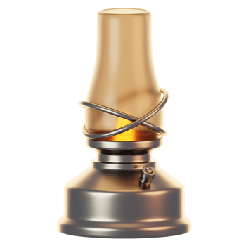 3d render halloween icon concept. 3d render lantern png