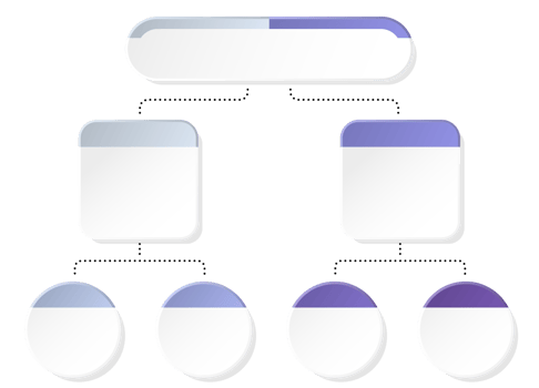 Modern infographic with 4 steps, process or options. png