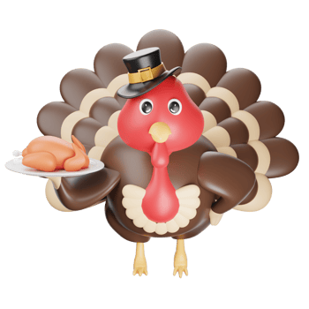 Thanksgiving turkey clipart png