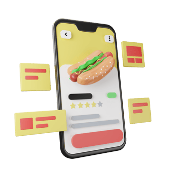 Mobile app for restaurant ordering png
