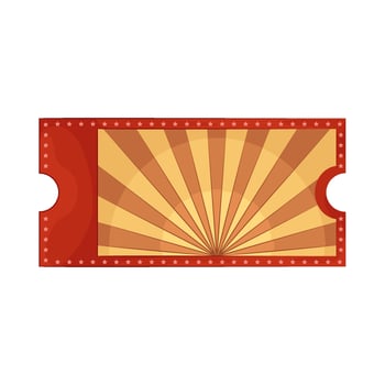 Illustration of ticket vector