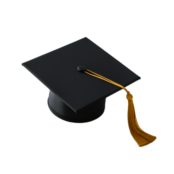 3d graduation hat png