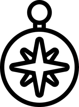 Compass icon illustration vector