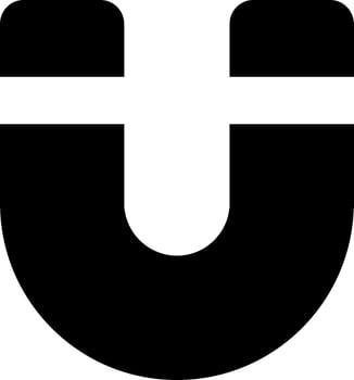 The u logo is shown in black and white vector