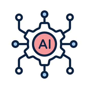 Grab this modern icon of automation in trendy style vector