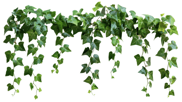 liana ivy plant bush vine isolate on transparency background png