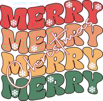 Happy Christmas design vector