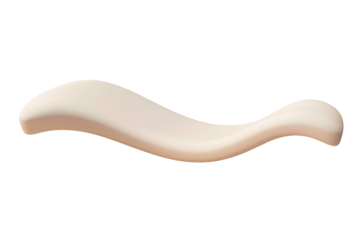 Minimalist modern abstract white wavy shape isolated on transparent background, ideal for design and art applications. png