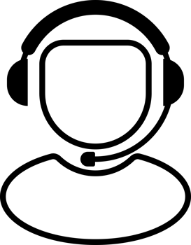 icon of customer service 24h and support service using headphone png
