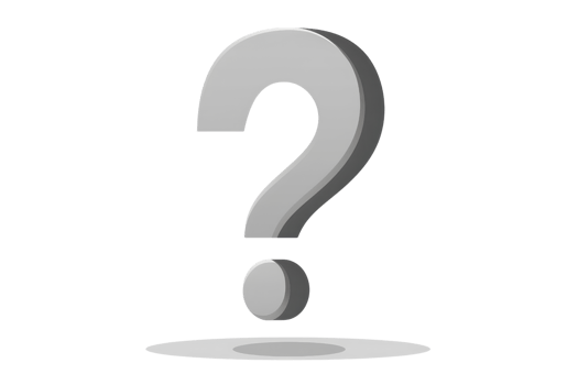 3D rendering of a large metallic question mark symbol casting a shadow, representing curiosity, inquiry, and uncertainty in a minimalist style. png