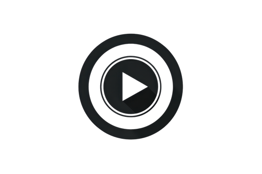 Black play button icon on a transparent background. Perfect for media, content, and website design use. png