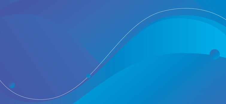 A blue background with a wave pattern vector