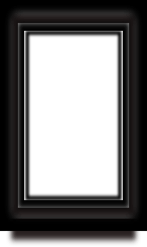 Realistic 3d frame picture png