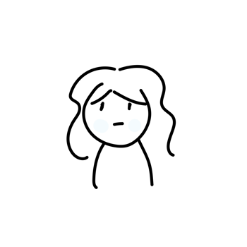 Sad Stick Figure Girl png