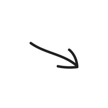 Journaling Arrow Hand-written png