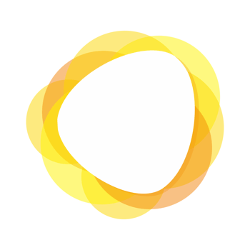 CIRCLE ROUND FRAME ABSTRACT BACKGROUND TEMPLATE ORANGE YELLOW png