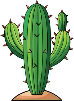 Vibrant Cactus Available on EPS File vector