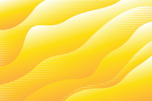 light and dark yellow wave gradient background. Modern minimalistic and geometric design template. vector