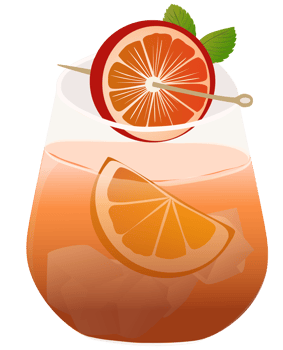 Orange juice cocktail summer drinks png