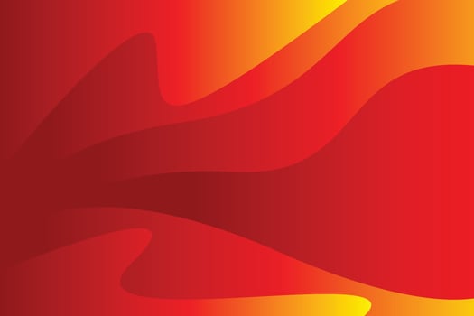 A red and yellow abstract background with a wave vector