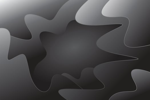 wavy light and dark black color gradient background. Modern minimalistic and geometric design template. vector