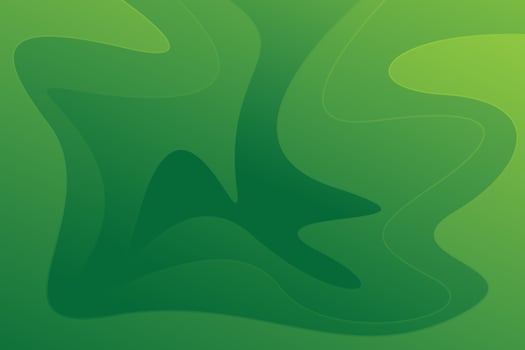 A green abstract background with a wave pattern vector