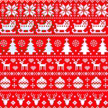 Christmas illustration, Christmas wallpaper, pattern, stitching, background, texture, high quality resolution, fabric decoration for textile, clothing, embroidery, Christmas, curtains, fabric vector