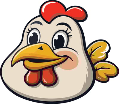 Chicken logo eps 10 vector