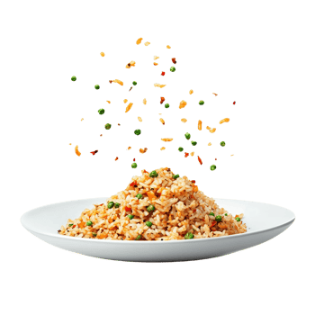 Delicious Fried Rice with Vegetables png