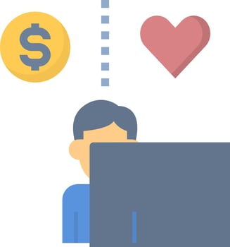 How to make money online with affiliate marketing vector