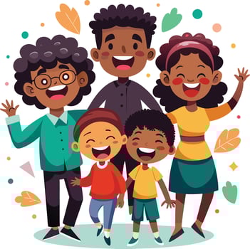 Joyful Celebration of Black Culture Available on EPS File vector