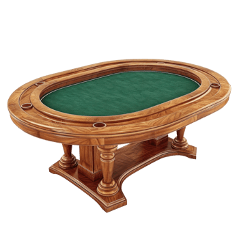 Poker Table isolate on transparency background png