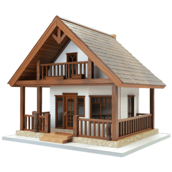 Cottage isolate on transparency background png