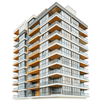 Apartment isolate on transparency background png