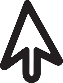 arrow pointing down icon illustration vector