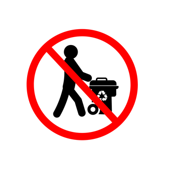 Keep Clean Silhouette Sign. Allowed Throw Rubbish, Waste, Garbage in Bin Symbol. Do Not Throw Trash in Toilet Glyph Icon. Warning Please Drop Litter in Bin Sticker. png