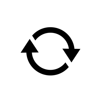 Simple return icon png