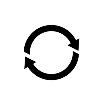 return arrow icon, simple turn symbol png