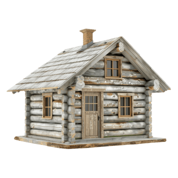 Cottage isolate on transparency background png