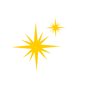 Minimalist gold shining burst illustration png
