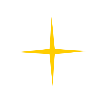 Minimalist Sparkle star icon png