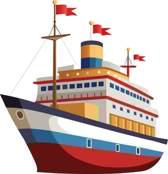 Majestic Ship Available on EPS File vector