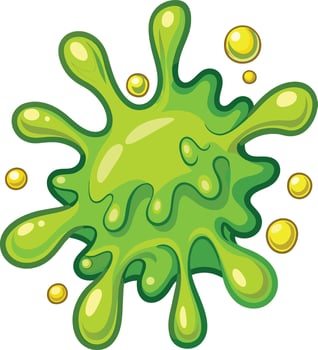 Vibrant Slime Splash - Available on EPS File vector