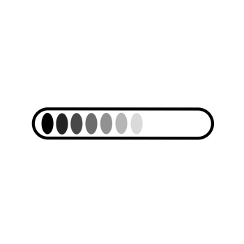 Progress bar in square and round shape. png