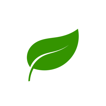 Leaves symbol on flat style png