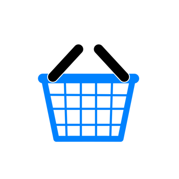Minimalist Shopping basket icon png